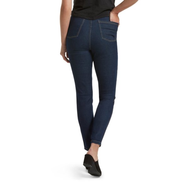 HUE Reversible High Waist Denim Skimmer Animal Pri - Picture 5 of 5